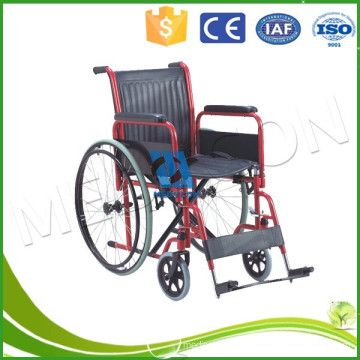 Silla de ruedas manual plegable para discapacitados